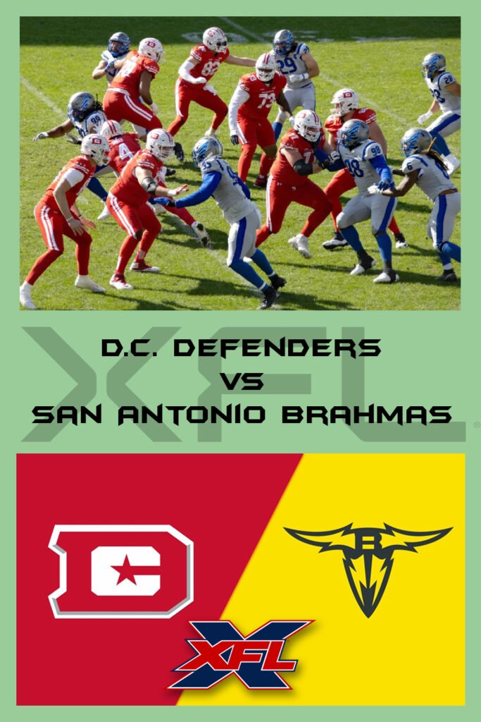 D.C. Defenders vs San Antonio Brahmas