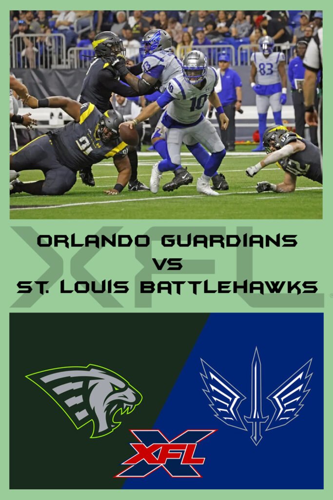 Orlando Guardians vs St. Louis Battlehawks