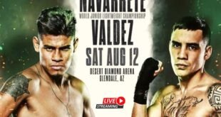 Emanuel Navarrete vs Oscar Valdez