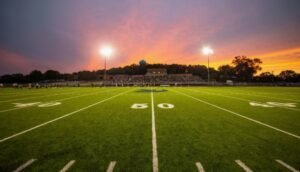 How long is a soccer field in Feet